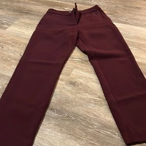 Burgundy slacks